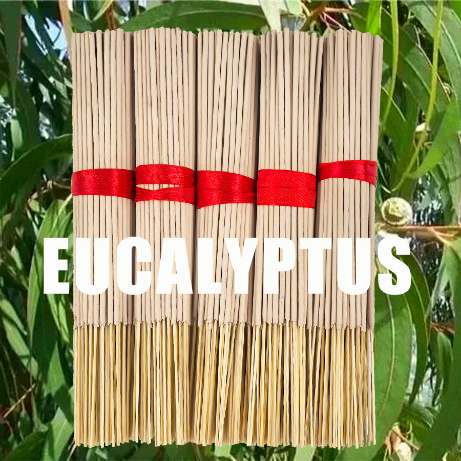 Home Fragrance That Lasts Long - Hoogwaardige natuurlijke bamboe eucalyptus wierookstokjes -