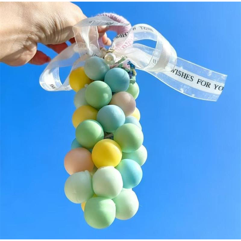 Home Fragrance Rose - Geschenkdoos Handgemaakte Zeep, Macaron Druif Vorm,