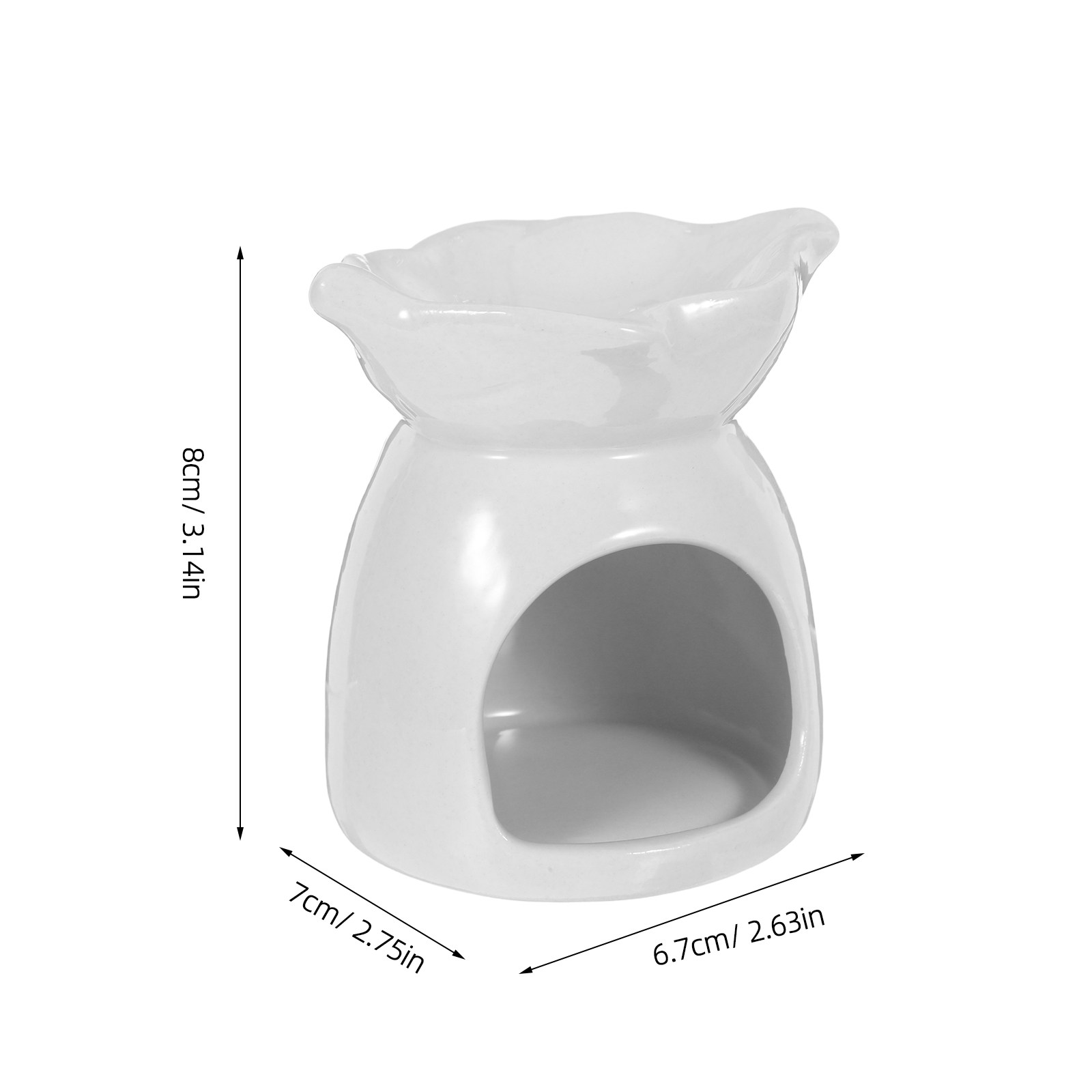 Keramische houder, elegante bl - Home Fragrance Oil recensie en prijs