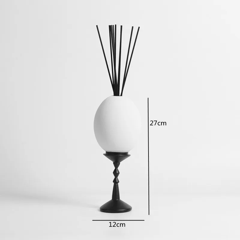 Eenvoudig wit keramiek eiersch - In Home Fragrance Products recensie en prijs